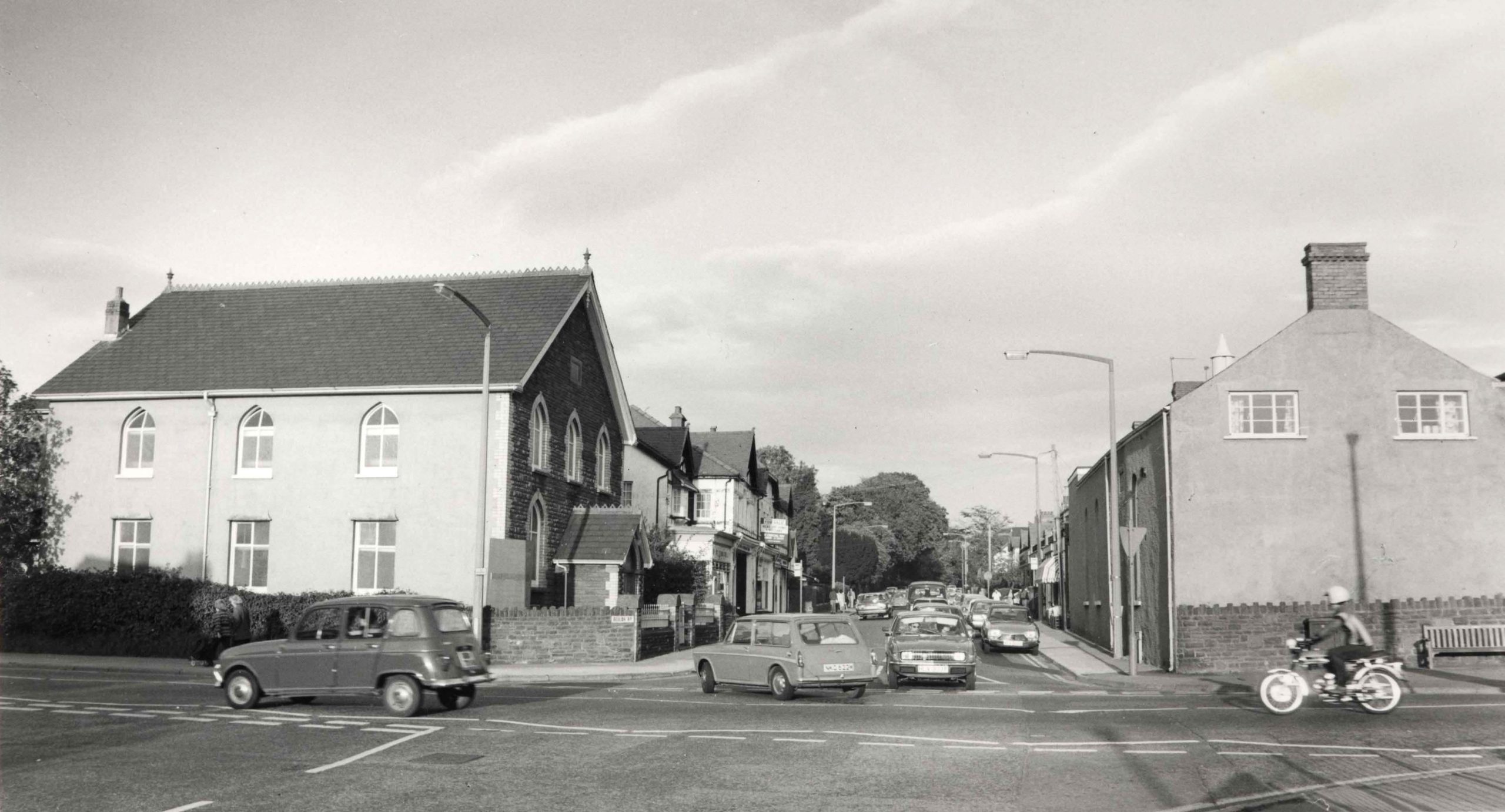 Looking into Beulah Rd from Hoel-y-Deri 1970's